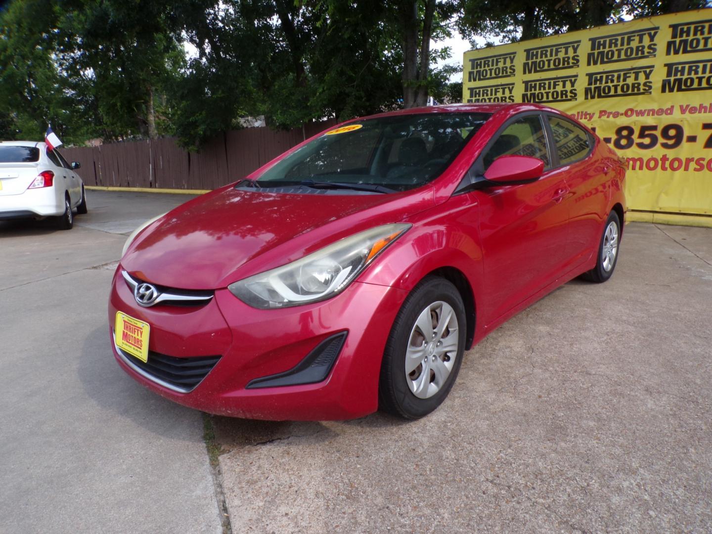 2016 Hyundai Elantra (KMHDH4AE3GU) , located at 16710 Clay Rd., Houston, TX, 77084, (281) 859-7900, 29.834864, -95.656166 - Photo#5